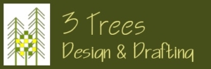 3 Trees Design & Drafting Logo